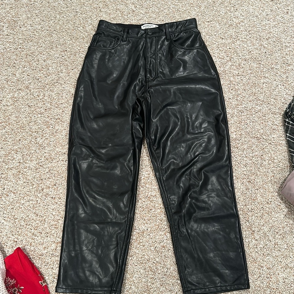 Abercrombie Vegan Leather Pants